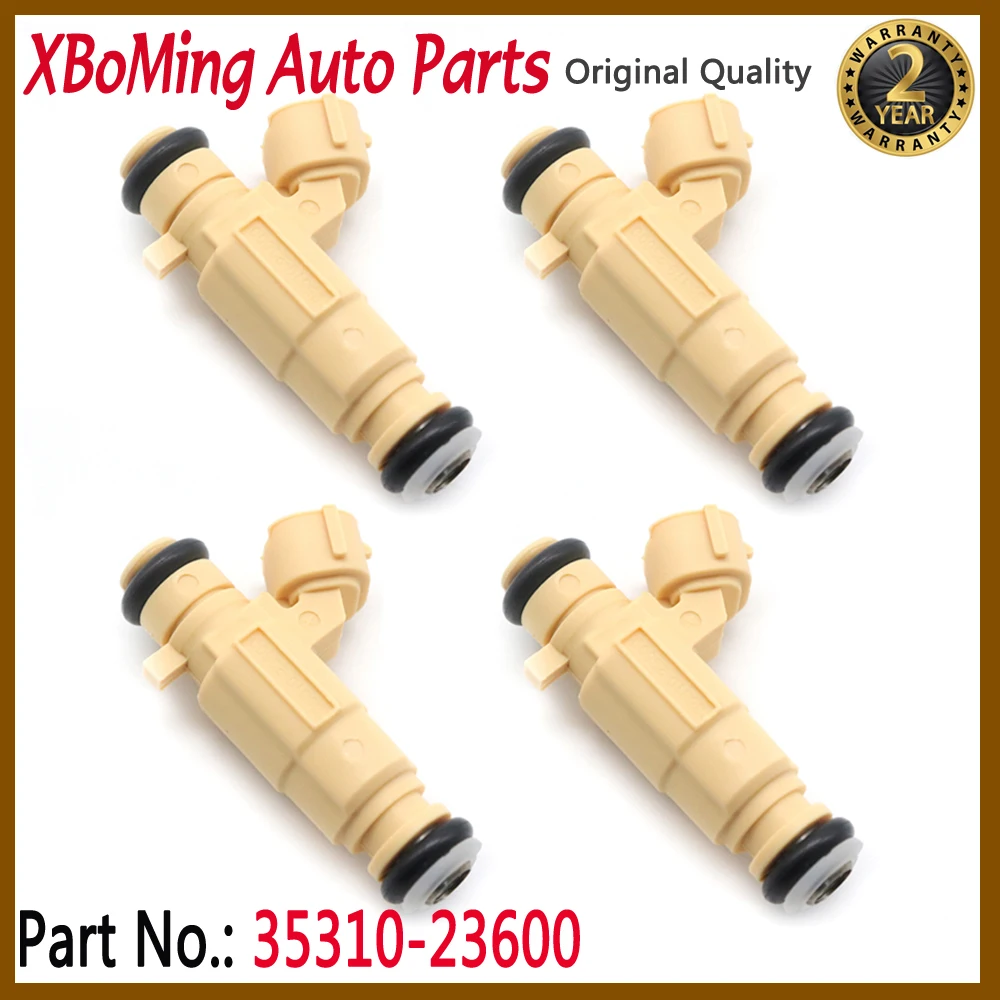 4pcs/lot Car 35310-23600 Fuel Injector Nozzle For Hyundai Santa Fe Tucson Elantra Tiburon Kia Optima Rondor Soul Sportage 04-10