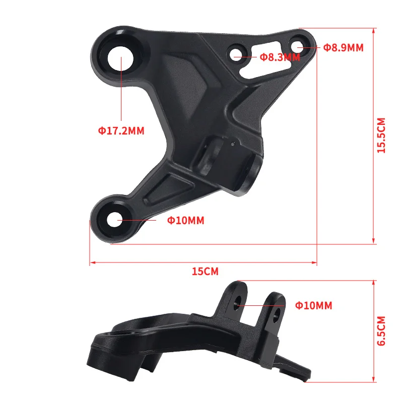 For CFMOTO 800NK L&R FRONT FOOTREST BRACKET CF800 NK800 Motorcycle Accessories Original Parts
