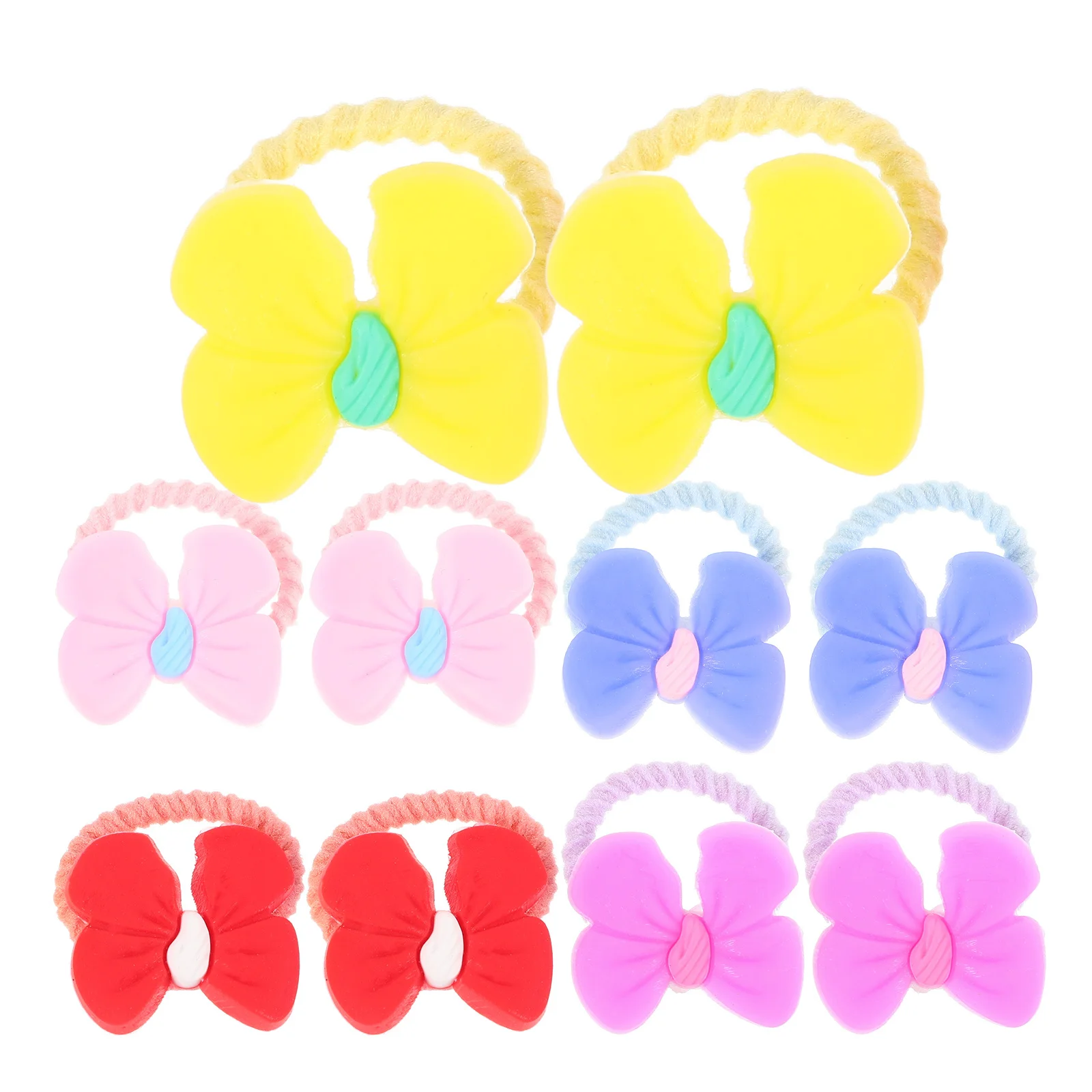 

10Pcs Pet Hair Bows Rubber Bands Dog Accessories Grooming Supplies Small Medium Large Dogs Puppy Hair Ties Decorative Clips