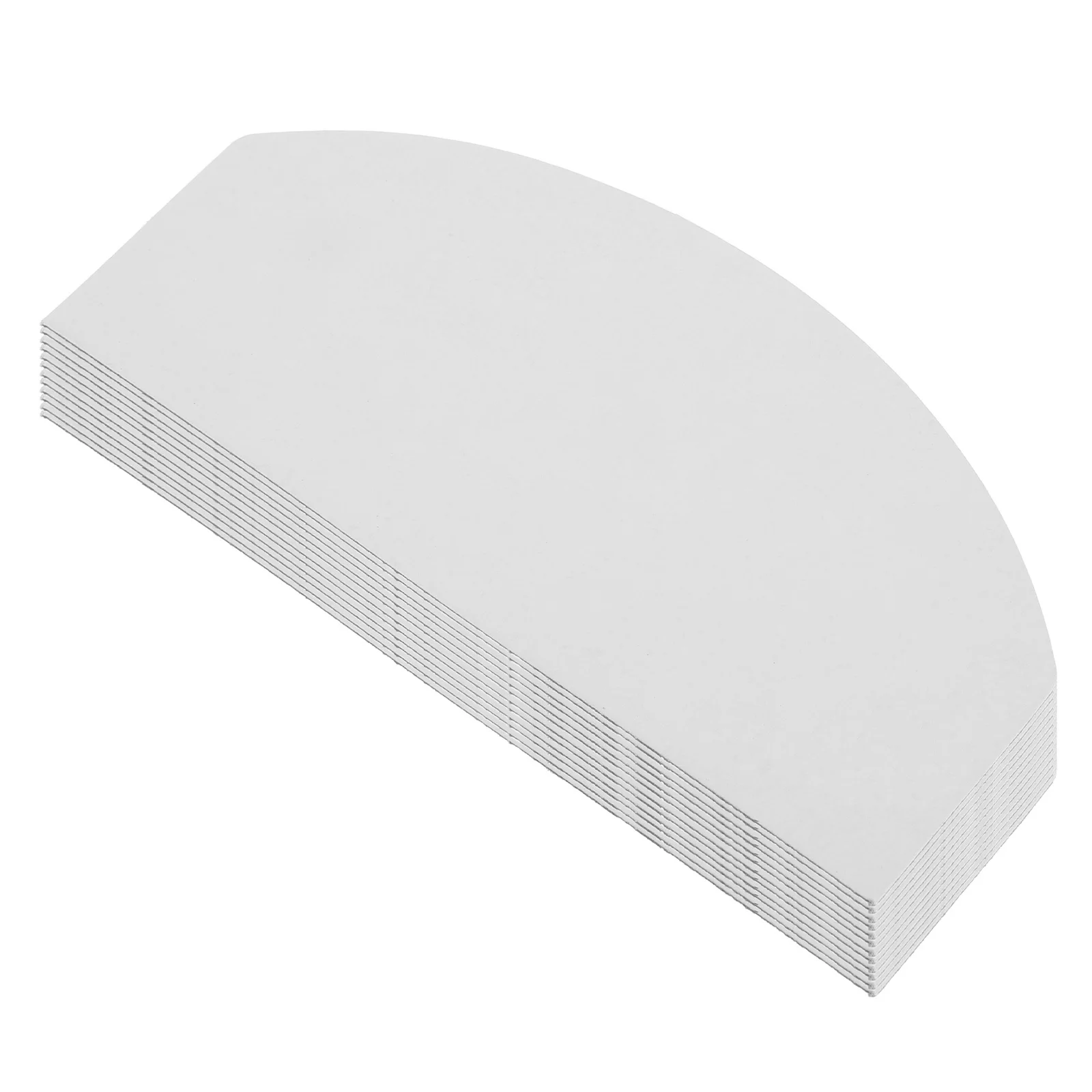 

100pcs Kids Knit Hat Support Inserts Paper Beanie Shape Protector Flat Cardboard Cap Liner For Storage Transport Organizer