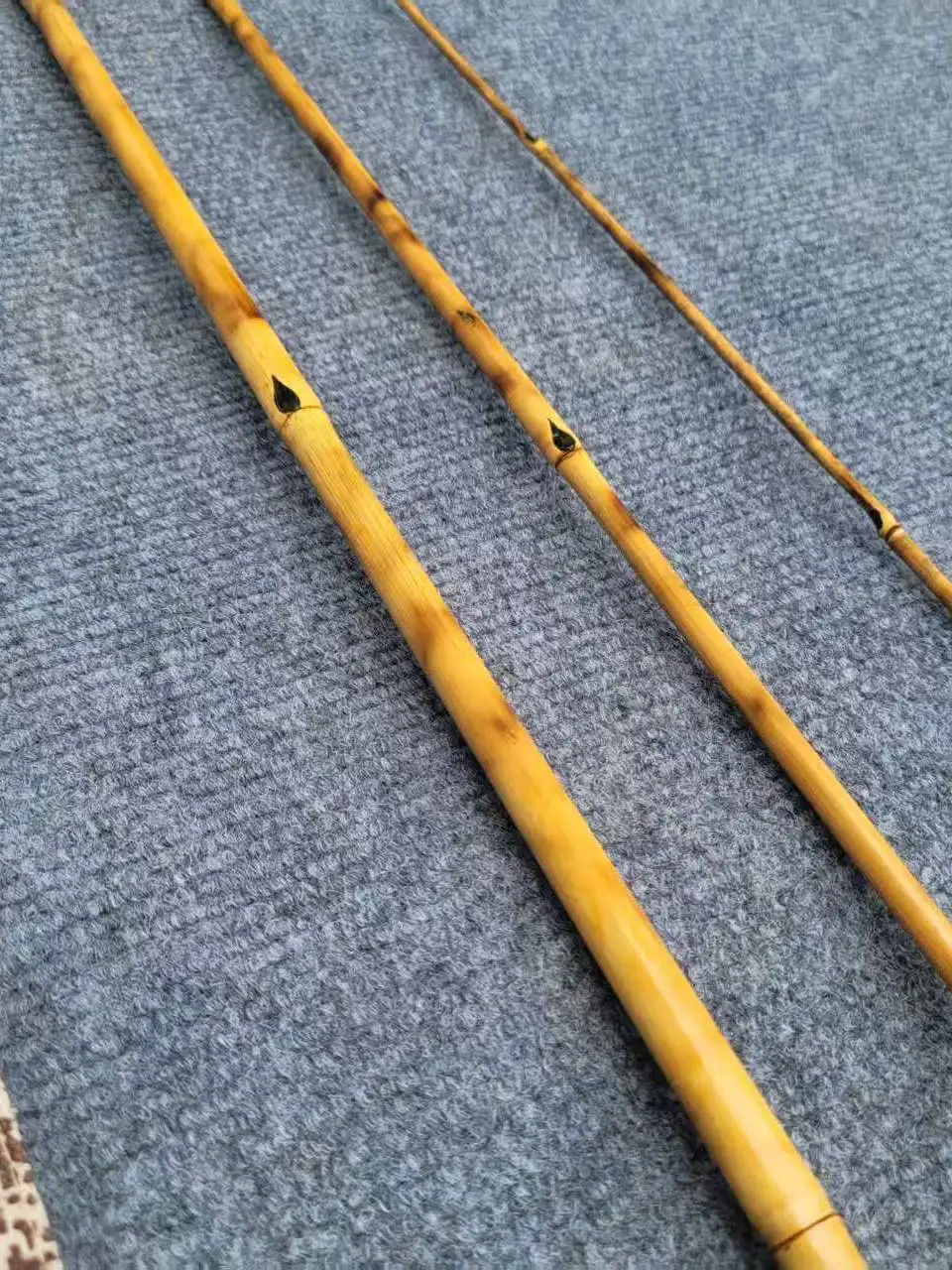 手作り天然竹釣り竿鯉ナマズストリームソフト調整性軽量ポータブル釣り具伝統的な中国スタイル