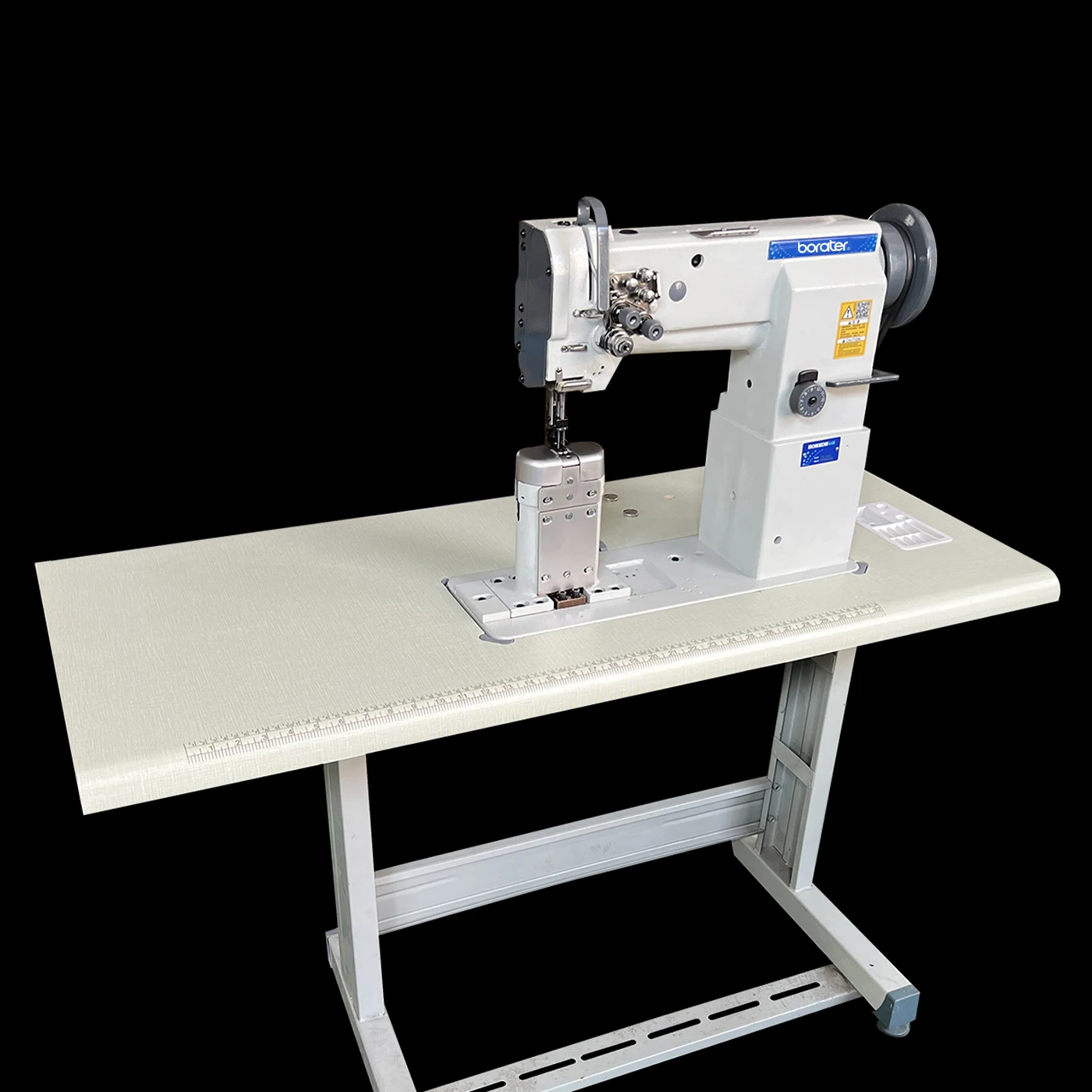 ماكينة خياطة الجلود B-4400H عمود ما بعد السرير إبرة مزدوجة ماكينة خياطة صناعية الجهد 110-220 فولت
