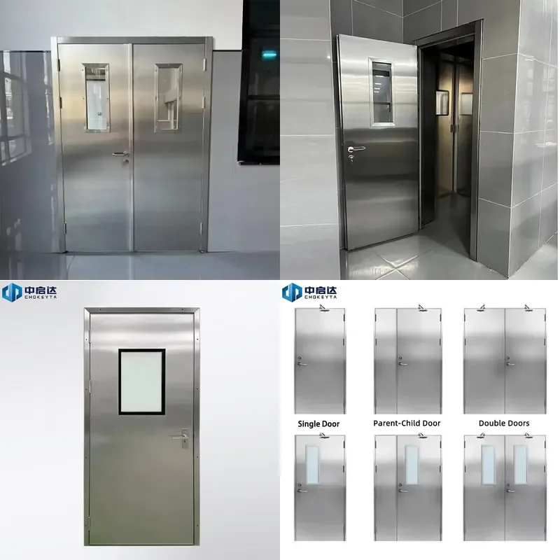 Wholesale Modern 304 Stainless Steel Swing Door Galvanized Hinges Access Control for Commercial Buildings Factories