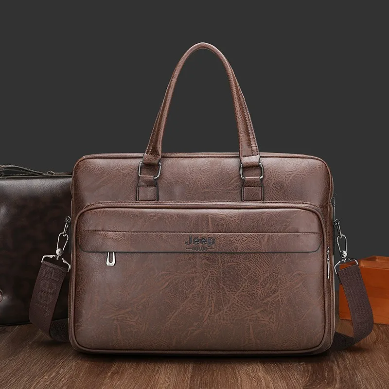 Aktentasche Schulter Umhängetaschen Herren Echt leder 10-Zoll-Laptoptasche Herren Aktentasche Büro Business Handtasche