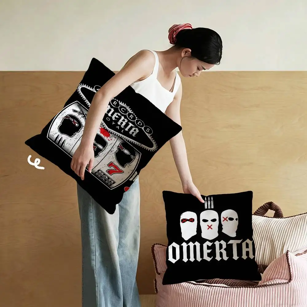 Luxury Omertas Maes 47 Maple Design Cushion Cover Happy Autumn Harvest decor Holiday Decorati Pillow Cover