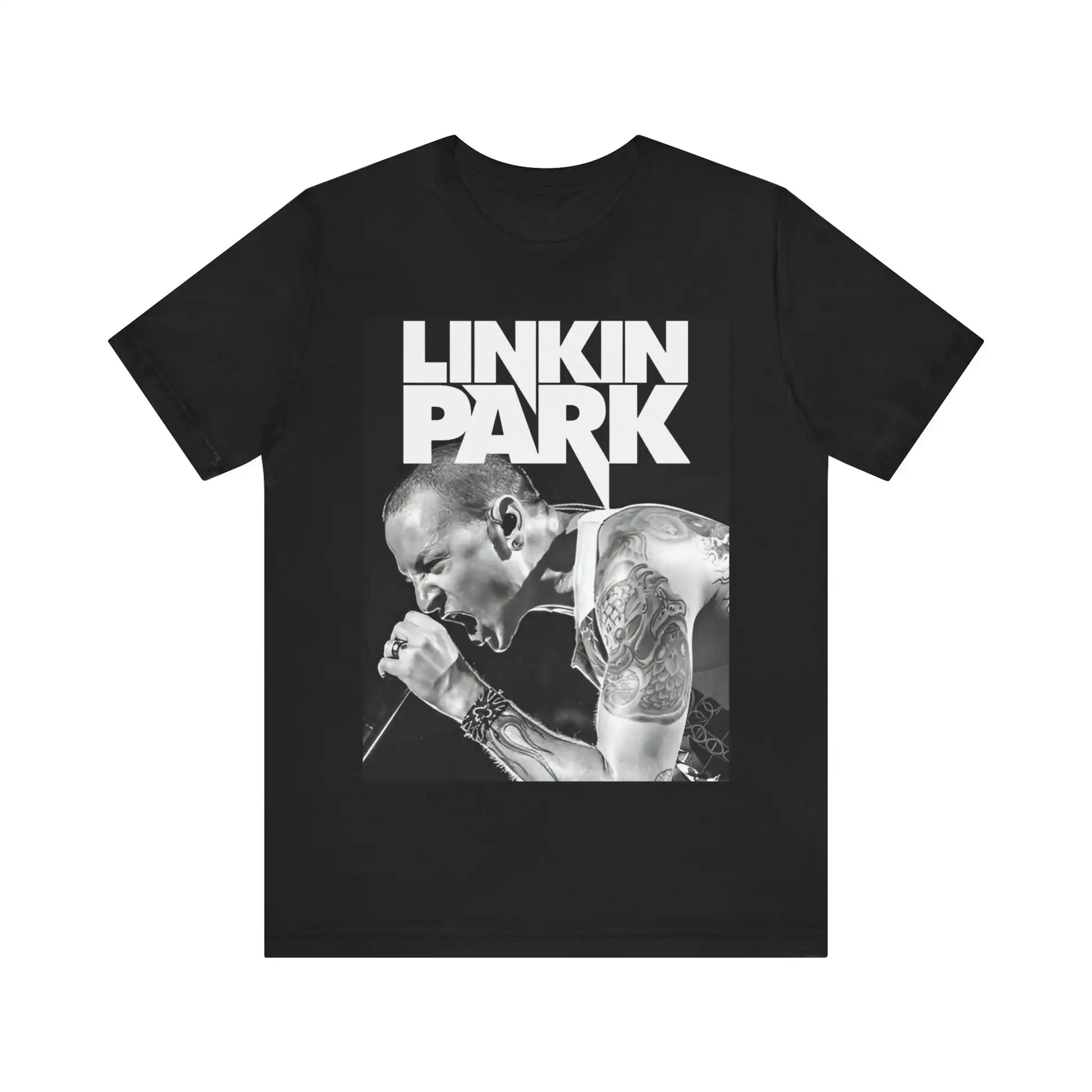 

2025 Men's Pure Cotton T-shirt Linkin Subverts The End Flag Evolutionary Theory Park 4k Printed Women's Black Nostalgic Tee