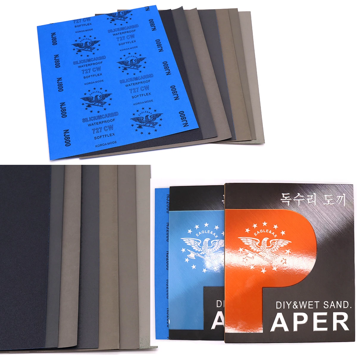 1Pcs 230 x 280mm Sanding Discs Waterproof Wet Dry Paper Buffing Sheet Sandpaper Sander Piano Glass Metal Wood Polishing Pad Tool