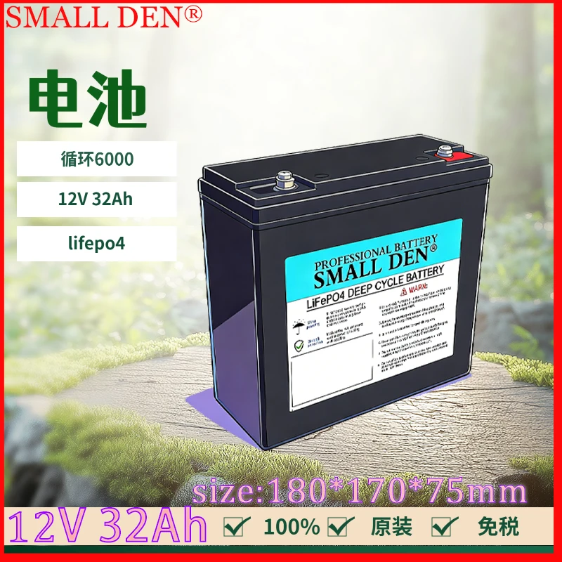 

Литий-железо-фосфатный аккумулятор 12В 32Ач, встроенный, для внедорожников, кемпинга и плавательных лодок, электромобилей класса А мощностью 600Вт