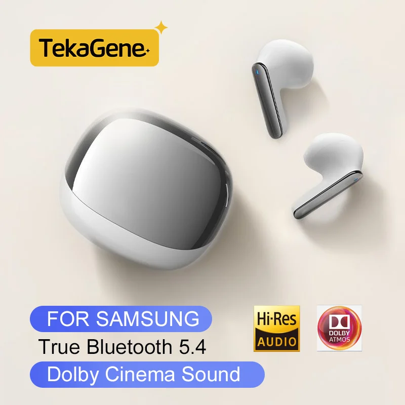 

Bluetooth 5.4 Wireless Earbuds HiFi Surround Sound In-ear Noise Reduction With Mic Headphones For Samsung Galaxy S24 23 22 Ultra