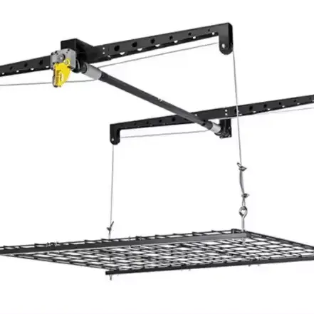 천장 저장 선반 선반 선반 직업적인 주문을 받아서 만들어진 차고 천장 저장 상승