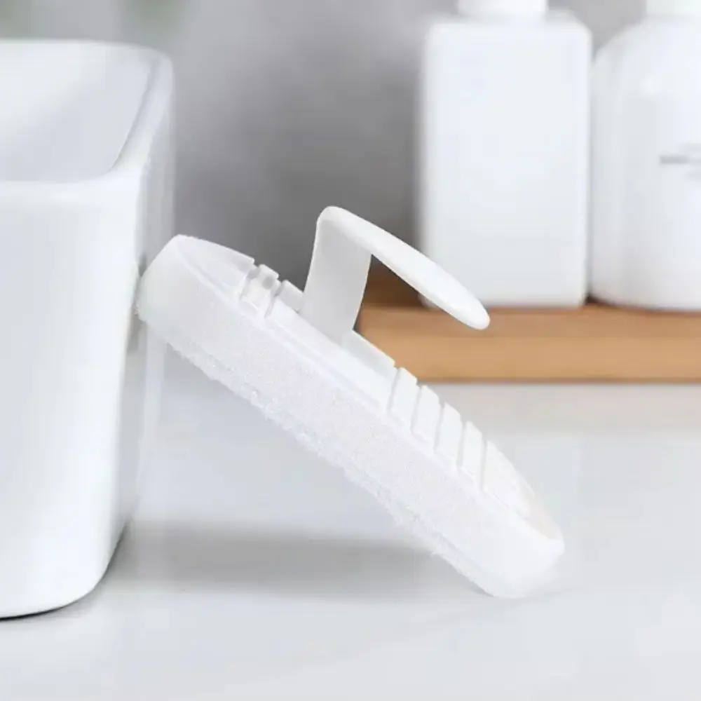 Flexible Handle Handheld Cleaning Brush Bendable Sponge Multi-purpose Sponge Scrubber Ergonomic Design Stain Removal
