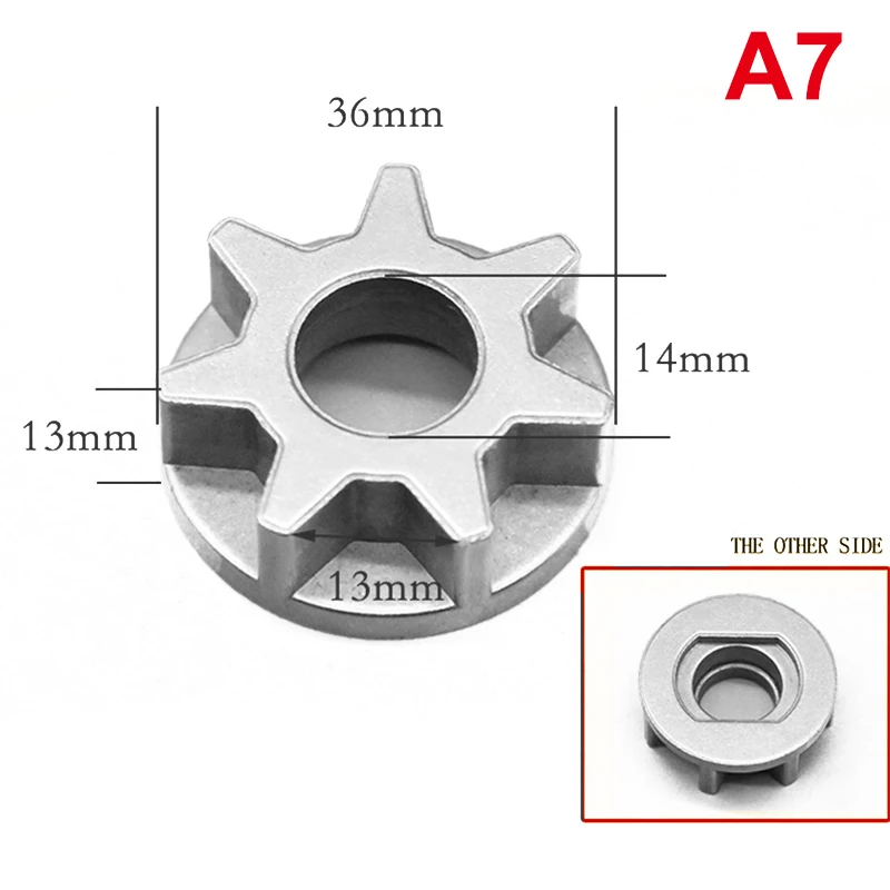 1ks mechanismus sprockets pohon nahradit sprocket pro 5016/6018 mechanismus asterisk elektrický běžící pás pila motorová pila běžící pás 1ks