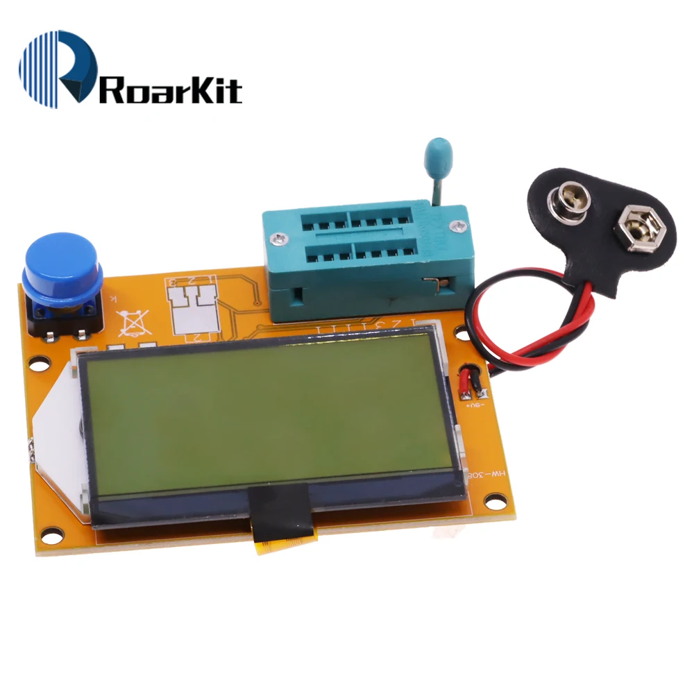 Mega328 M328 lcr-t4 miernik parametru ESR LCR led Tester próbnik elektroniczny dioda trioda pojemność MOS PNP/NPN