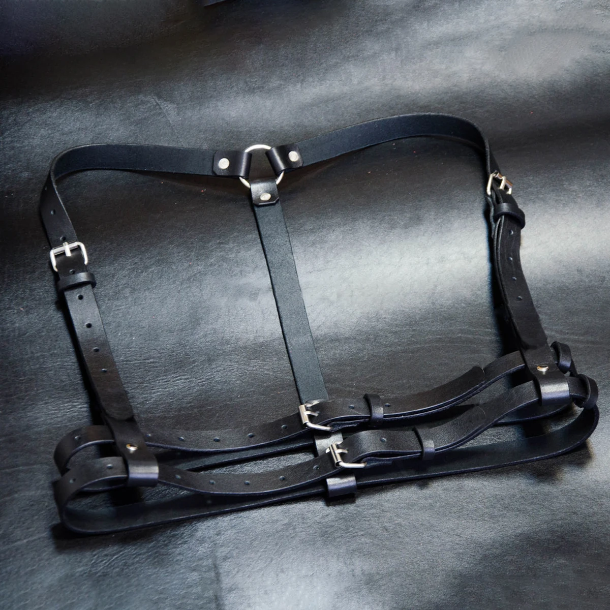 Leather Chest Harness Belt for Women, sexy harness belts, Fetish Lingerie BDSM Accessory for Women leather harness belt