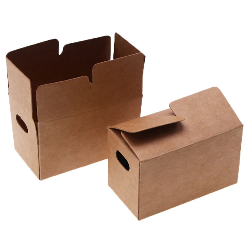 2pcs Dollhouse Express Box Miniature Fold Paper Box Doll House Decor Furniture Accessories For Kids