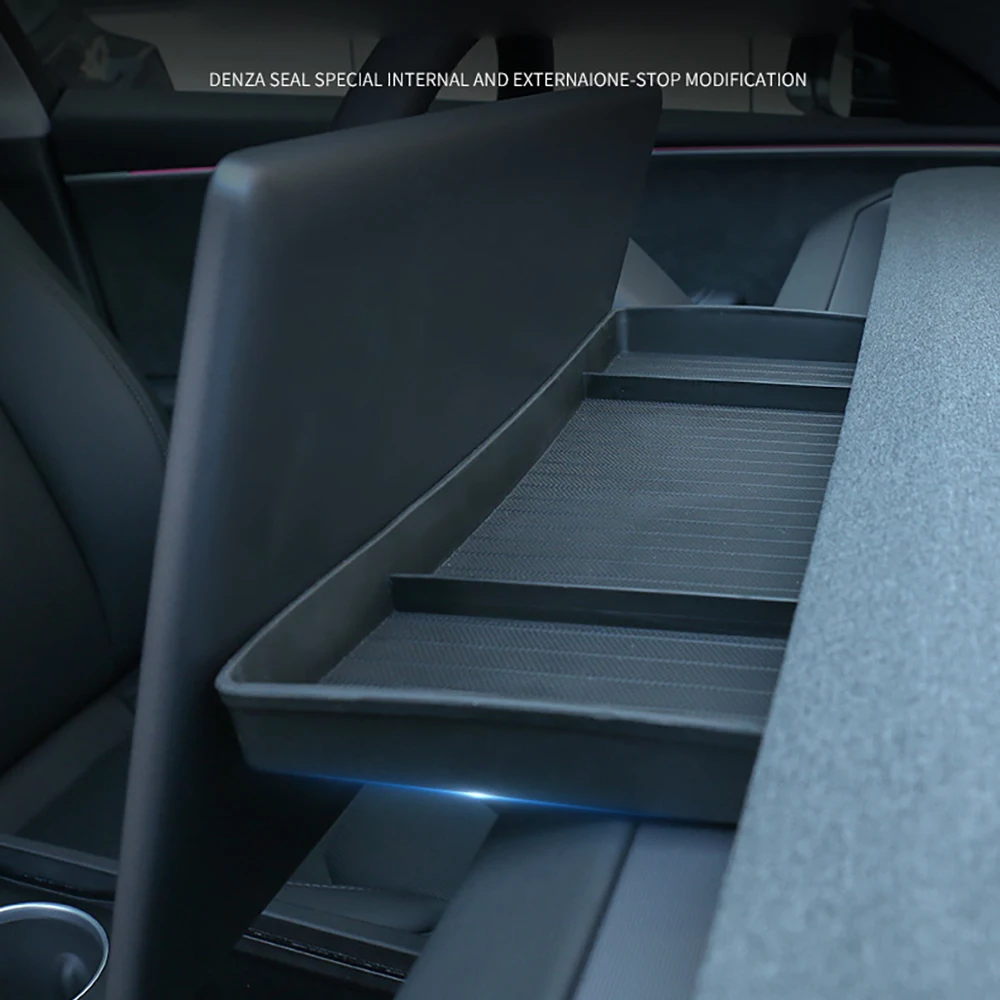 For Tesla New Model Y Launch Juniper 2025 Model 3 Highland 2024 Rear Screen Storage box Dashboard bracket Tissue Box Tray