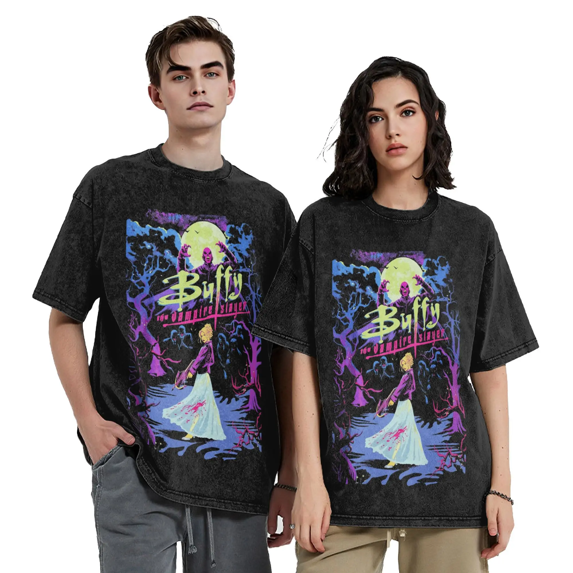 Buffy the Vampires Slayers T Shirt Harajuku Style For Men Women 100% Cotton Tee Shirts Clothing