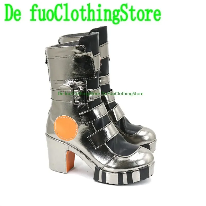 Defuo pinha arknights cosplay sapatos botas jogo anime jogo rpg festa de halloween adereços sapatos botas