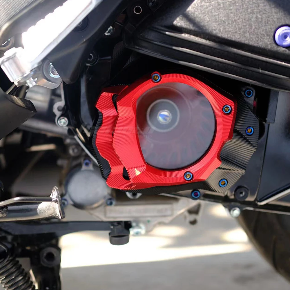 Motorcycle Accessories CNC Aluminum Engine Cover Gearbox Guard Transmission Case Protector for XMAX 250 300 400 2021-2023