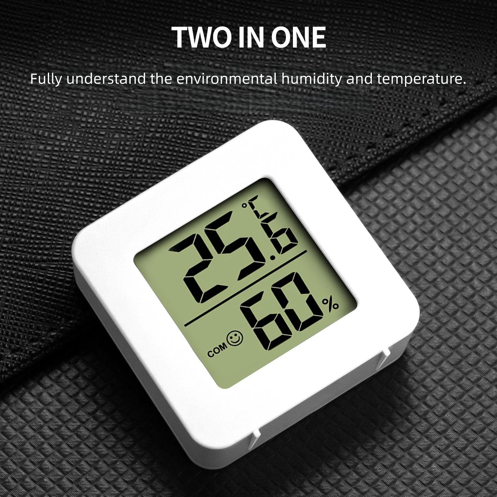 Temperature Gauge for Room Mini Digital Thermometer Hygrometer with Wall Mount Sensor Weather Station For Home ﻿