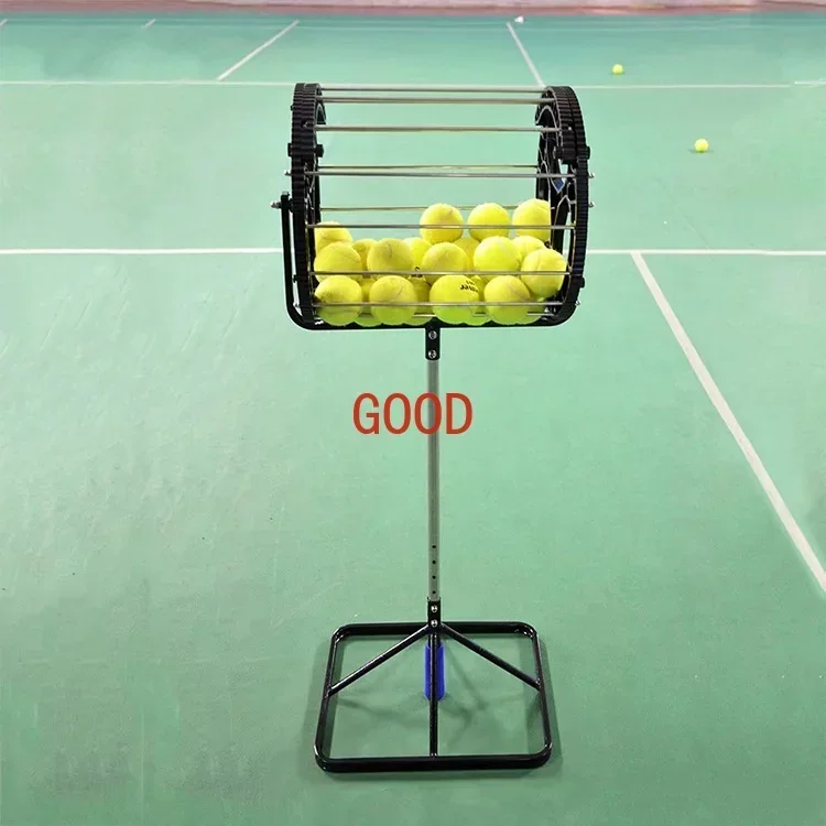 Professional Ball-Receiving Artifact Barrel Trainer Automatic Pick-Up Basket Tennis Ball Picker Machine