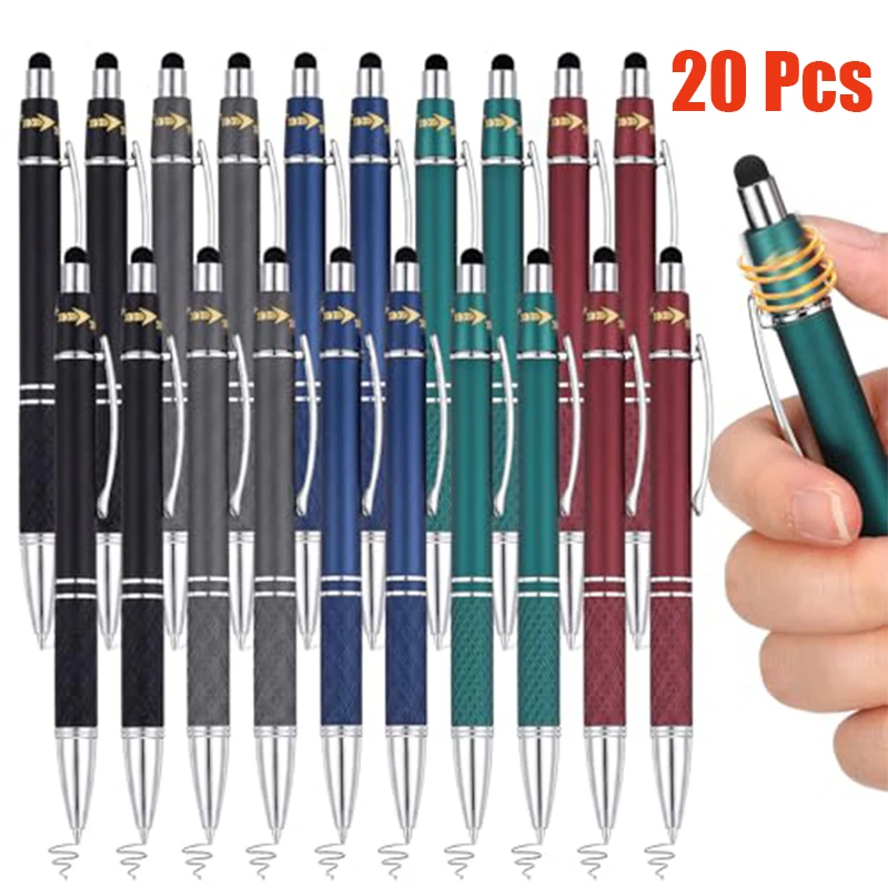 20Pcs Fidget Spinner Touch Screen Metal Ballpoint Pens