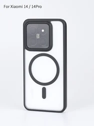 Magnetic Case For Xiaomi 14 Pro Shockproof Magsafe Wireless Charging Clear Phone Cover For Xiaomi 14 Case