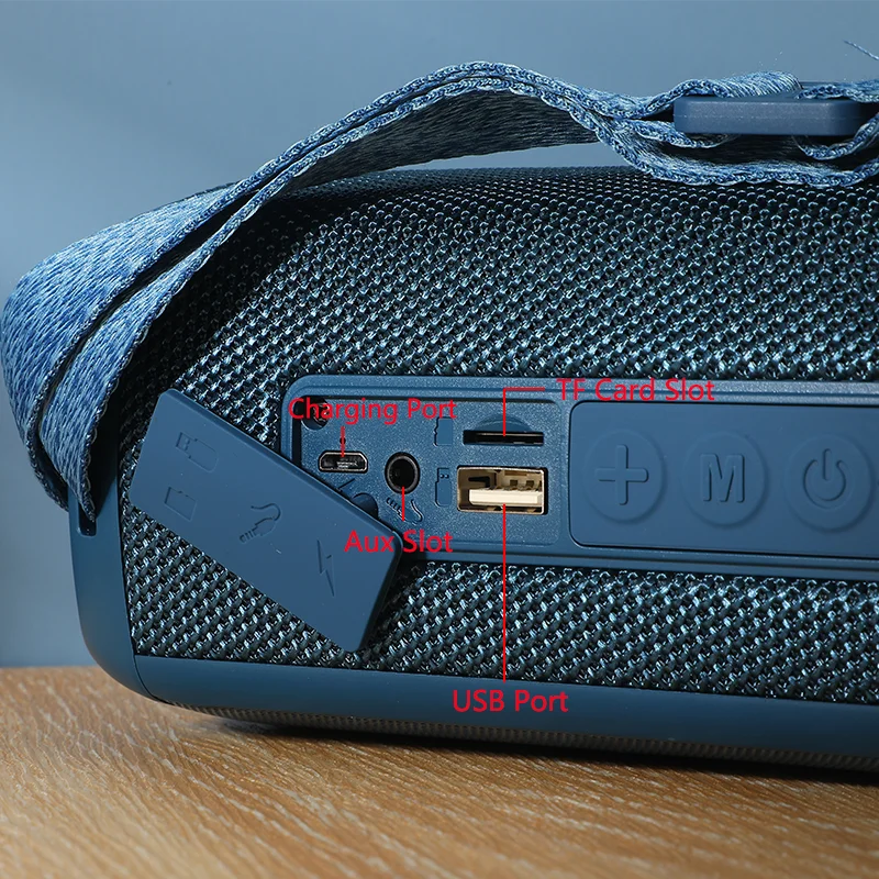 Портативная Bluetooth-Колонка T & G TG345, беспроводной водонепроницаемый сабвуфер, уличный басовый громкий динамик светодиодный светильник кой