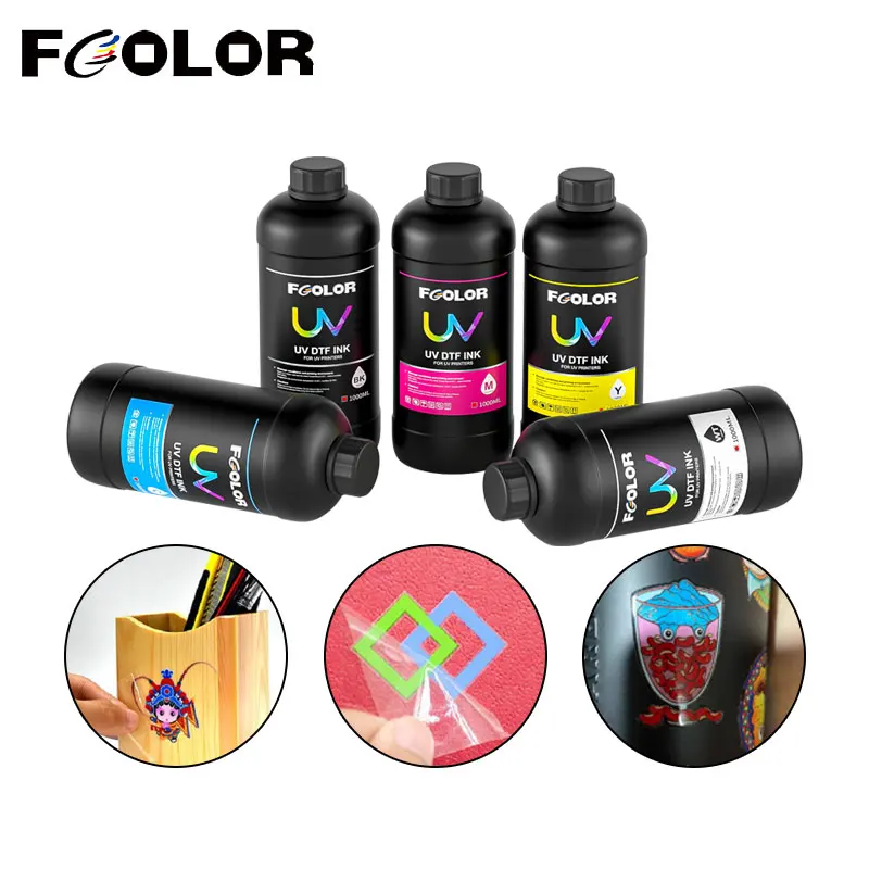 

Fcolor Washable Vivid Color Hot selling UV Printer Pnk For Espon PXP600 Dx5 1400 L800 R290 R330 R1800 Flatbed Printer LED UV Ink