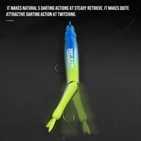 BLUX  JACK CLAW 70S Joint Swimbait 70mm 4.6g Sinking Minnow Wobbler Fishing Lure Artificial Hard Bait Single Hook for Bass Trout 5