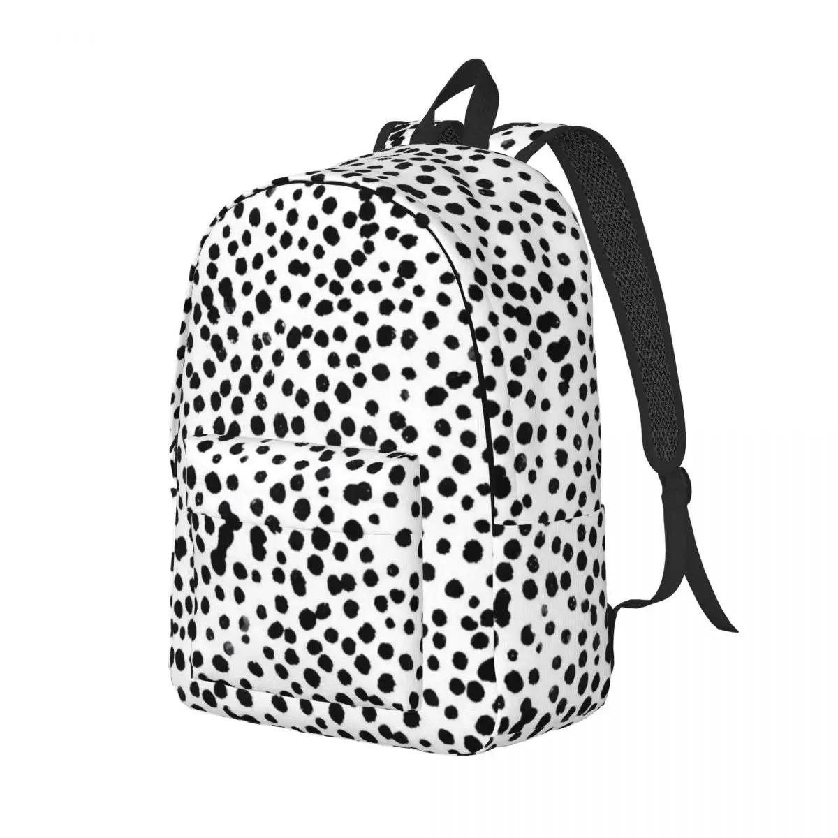 Dalmatian Backpack Student Unisex Animal Prints Pattern Backpacks Polyester Kawaii High School Bags College Designer Rucksack