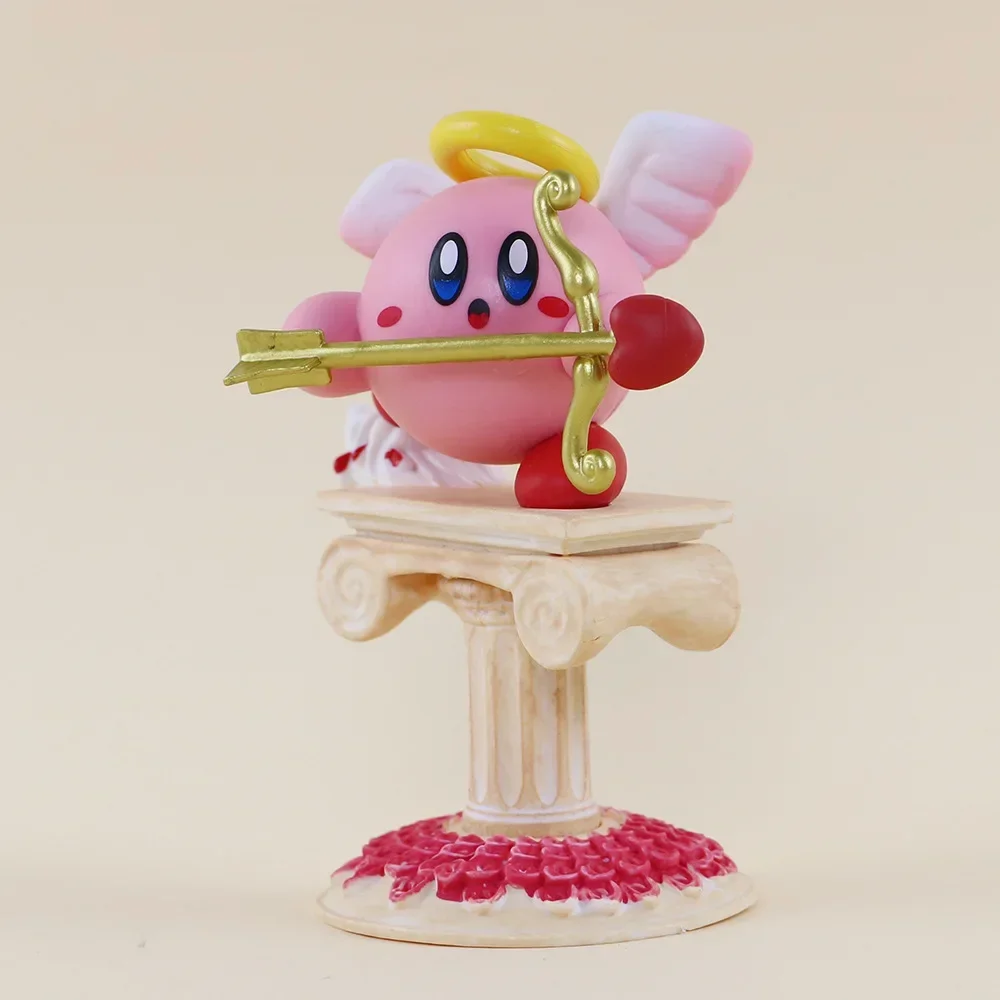 Kirby Kawaii Toys Cupid Decoration Anime Figure Cartoon Movie Peripheral Toy Girls Gifts Valentine's Day Cute Present