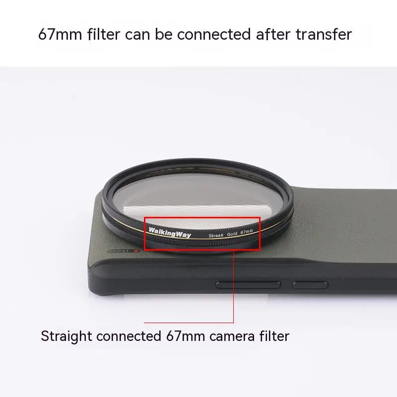 المشي الطريق تصفية محول حلقة ، ومناسبة ل شاومي 13 الترا قضية الهاتف فقط ل الأخضر الأصلي ، 58-67 مللي متر