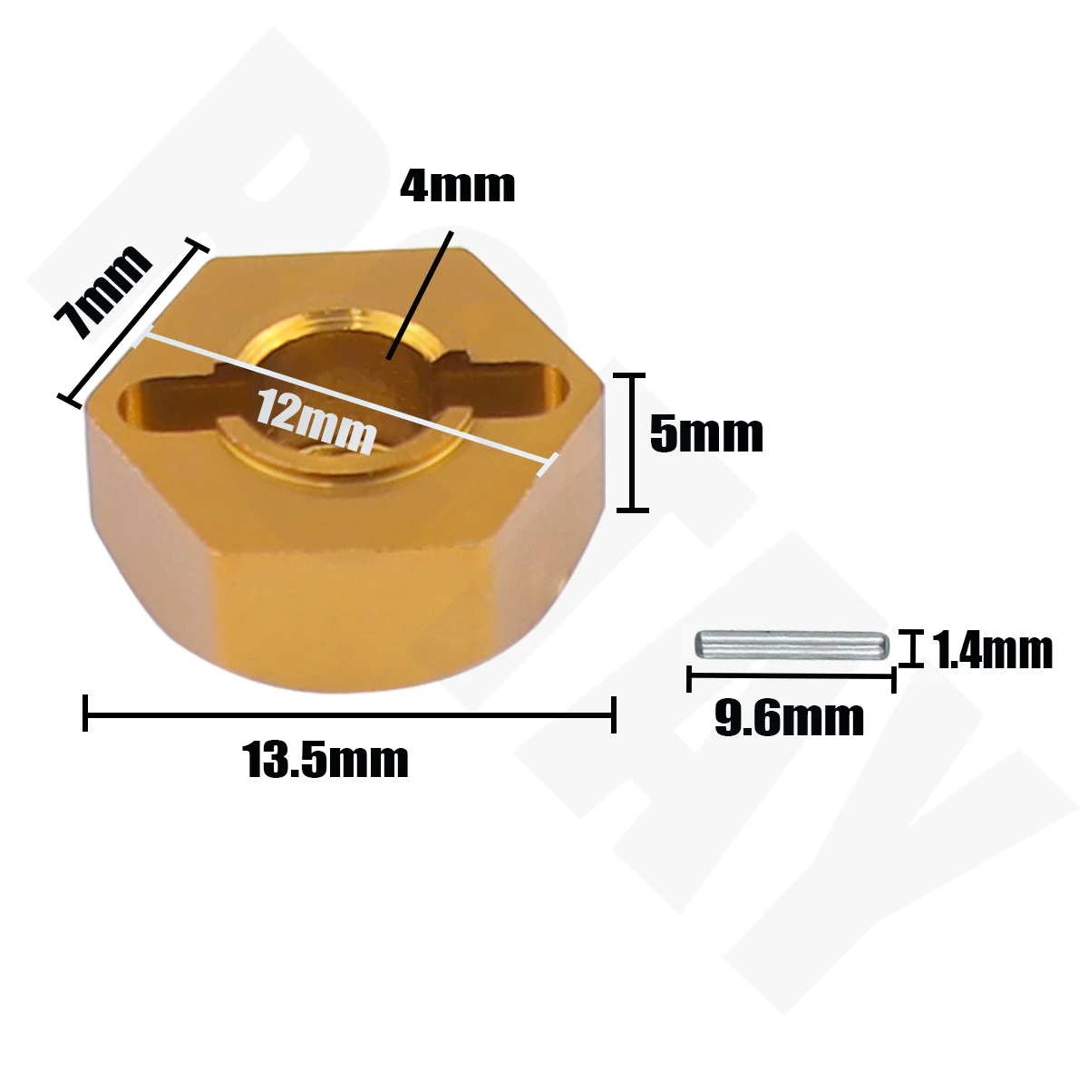 12mm Wheel Hex Hub Drive Adapter Combiner Coupler with Pins Screws for 1/12 Wltoys 12428 12423 12429 144001 MN86 RC Car Parts