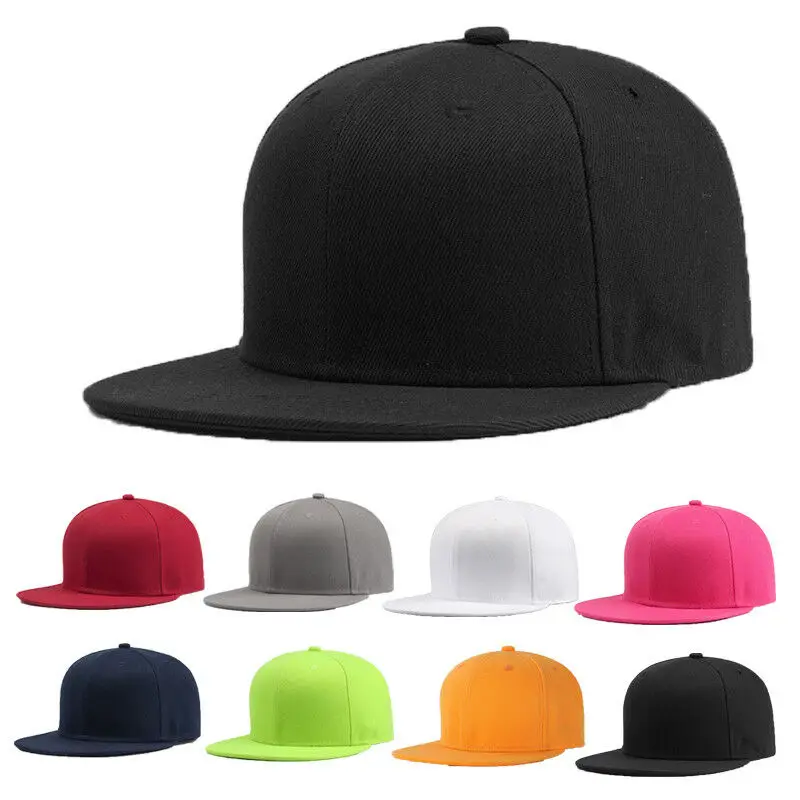 Fashion Causal Men Women Cap Sports Baseball Cap Blank Plain Solid Snapback Golf ball Hip-Hop Hat