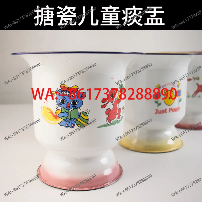 Enamel spittoon children adult  toilet urinal chamber pot elderly spittoon toilet mobile toilet