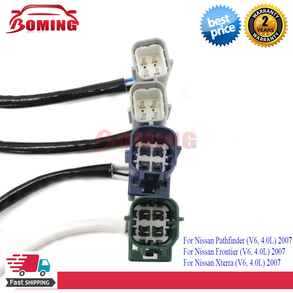 

4 шт. верхний и понижающий датчик кислорода O2 234-9072 234-4297 234-4313 для Nissan Pathfinder Frontier Xterra V6 4.0L 2007