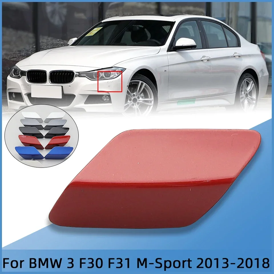 

Headlight Washer Nozzle Cover For 2013 2014 2015 2016 2017 2018 BMW 3 F30 320 323 325 328 330 335 M-Sport Painted Garnish Shell