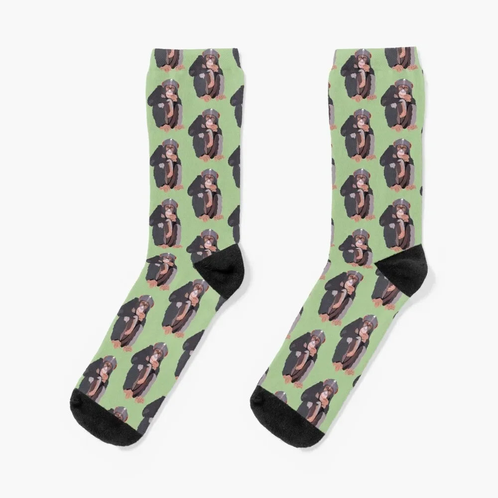 

C is for Chimp Socks compression hockey Socks Female Men's