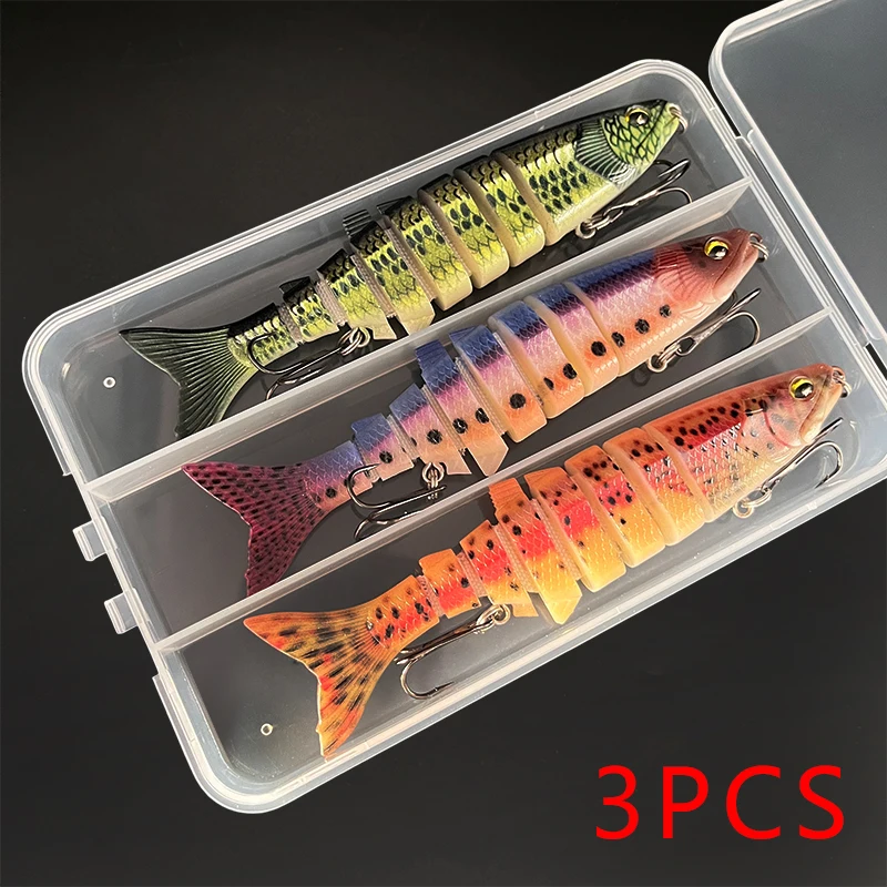 

LUHANGT 3 шт. рыболовных приманок Balam 120 мм, воблеры Madness Swimbait, крупные приманки для морской рыбалки, жесткие приманки, гигантские составные приманки Leurre leurre balam