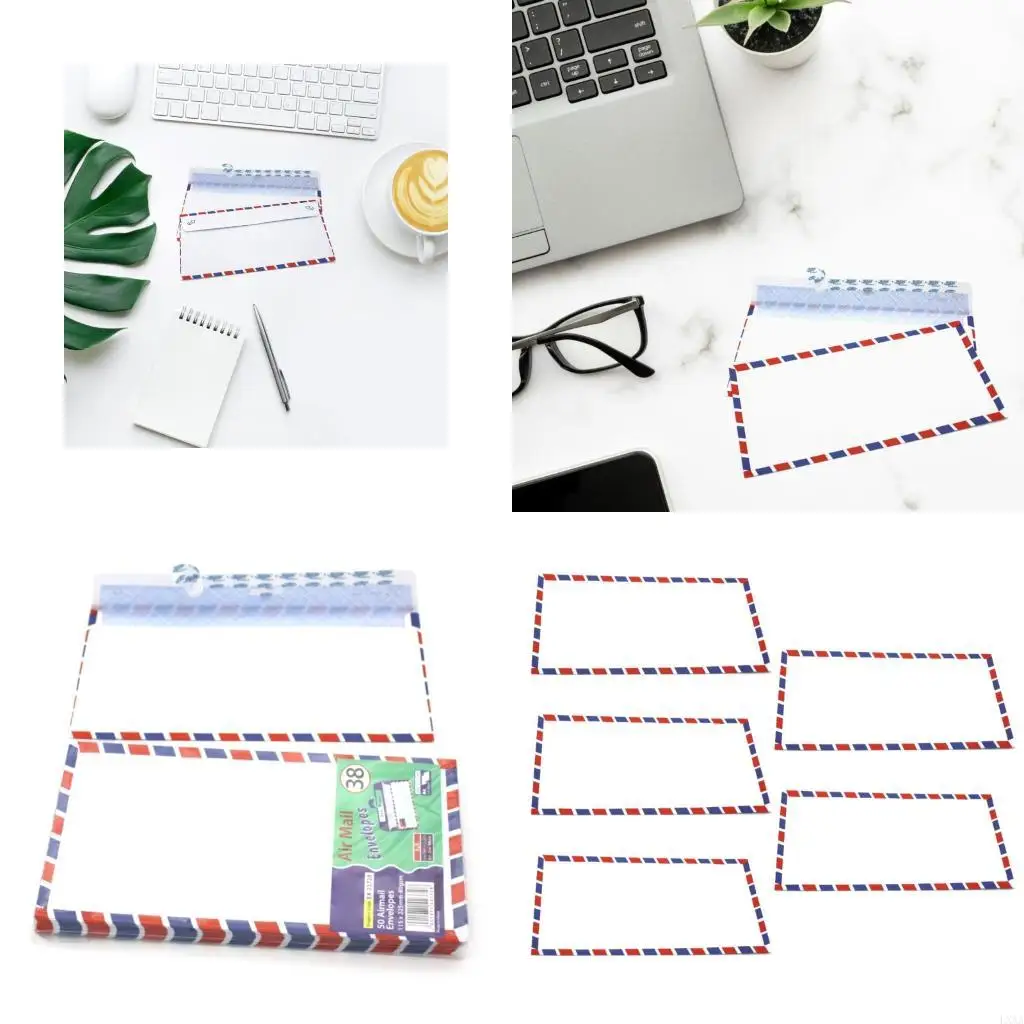 

LXAA 5/15/20pcs конверт конверт авиапочты с Aviation Simple Office Supp