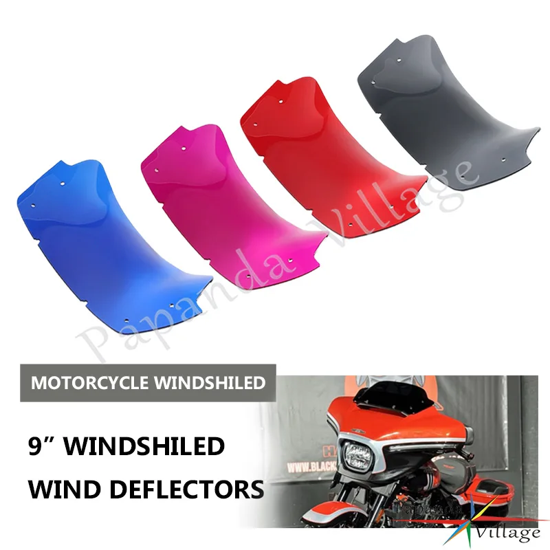 NEW Motorcycle Windscreens Wind Deflectors For Harley CVO Street Glide FLHXSE 2023-2025 FLHX 2024-25 Street Glide Ultra FLHXU 25