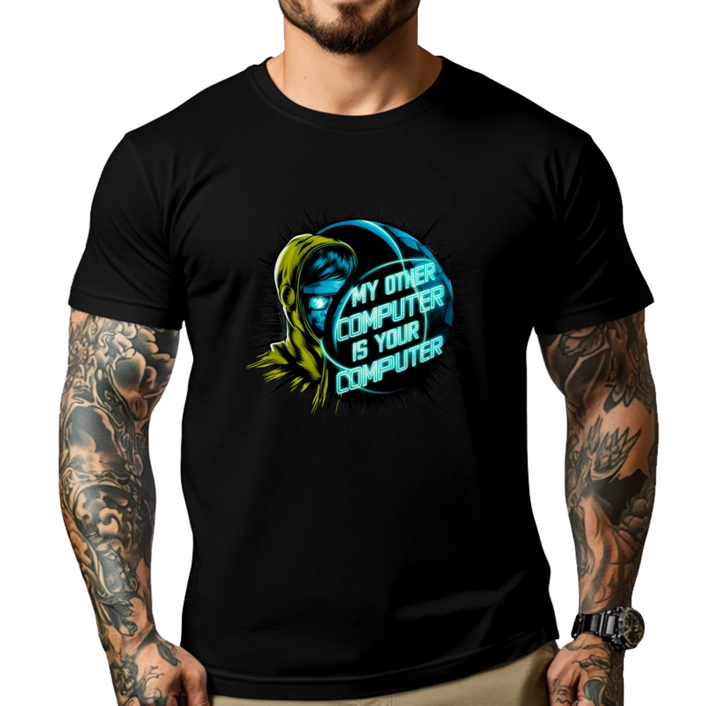 

Hacker Cybersecurity My Other Computer Is Your Computer Men Clothes Mens Designer Clothes