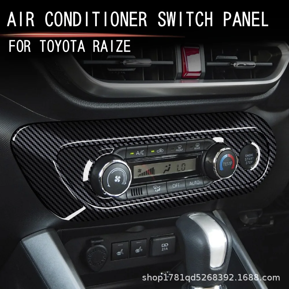 

Air Conditioner Button Panel Cover Trim for Toyota RAIZE ROCKY Interior Accessories 2021 2022 2023 for Right Hand Drive