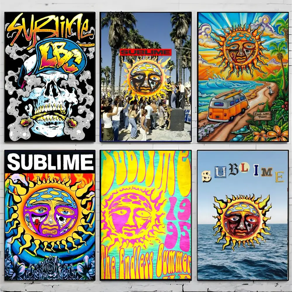 Chill Band S-sublime Poster Superior Home Space  Indoor Decorative Art & Home Decor