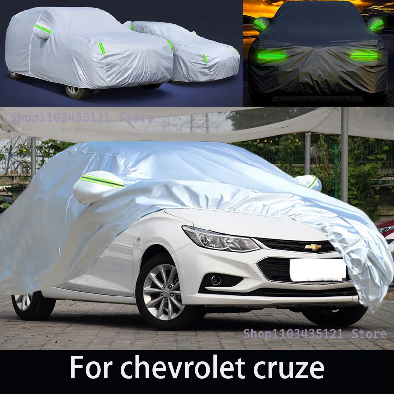 

For chevrolet cruze Outdoor Protection Full Car Covers Snow Cover Sunshade Waterproof Dustproof Exterior Car accessories