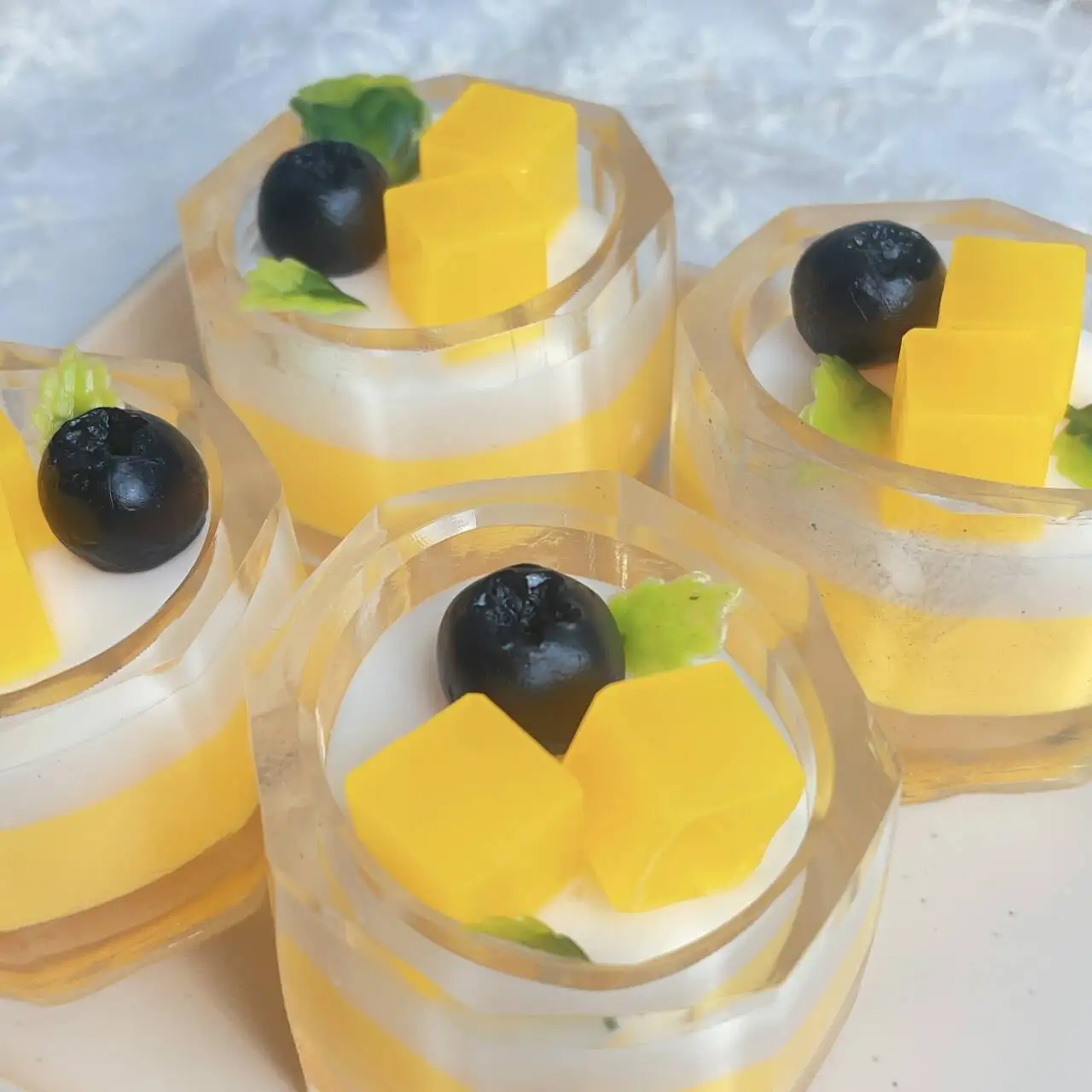 Dessert Watermeloen Mango Cup Taba Mochi Squeeze Pudding Cup Stress Vent Speelgoed Koud Drankje Zachte Kleverige Fidget Speelgoed Kids Gift