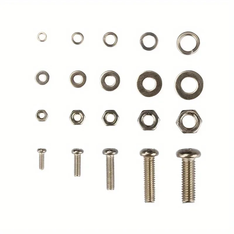 320 pz In Acciaio Inox SS304 Kit Vite Da M2 A M5 Dimensioni Metriche Vite A Brugola Dado Bullone Assortimento Kit Set Strumenti di Riparazione Domestica