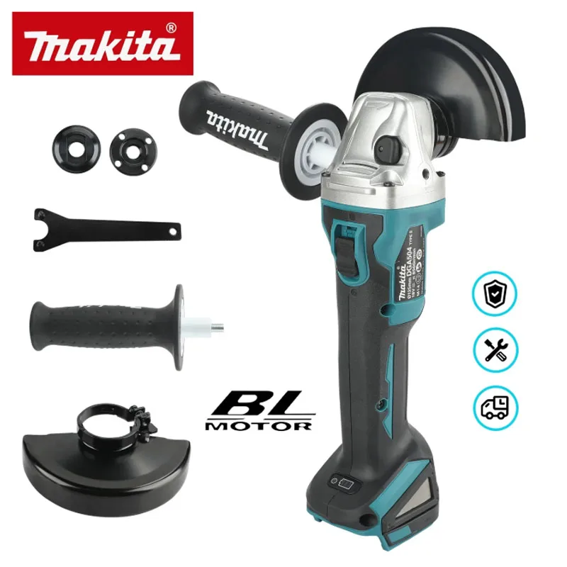 Makita DGA504 18V 2026 Brushless Lithium Electric Angle Grinder High Power Rechargeable Polishing Cutting Machine