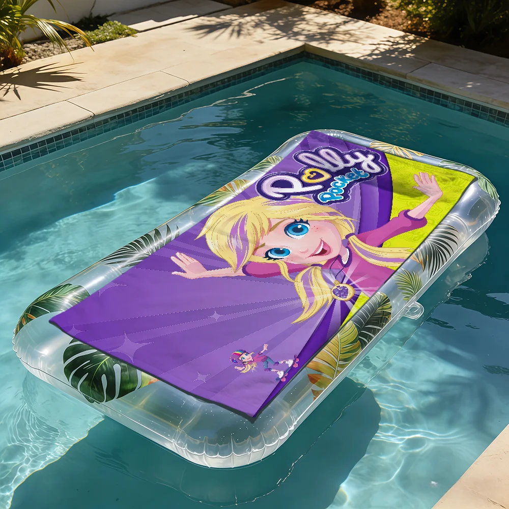 Linda muñeca artística de dibujos animados divertido P-polly P-pocket toallas de playa suaves viaje natación piscina Toalla de baño gimnasio Spa decoración del hogar regalo vacaciones